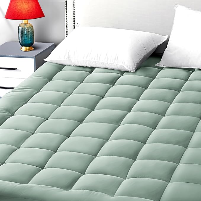 Cooling Mattress Pad - California King - 72 x 84 in - 21 in Deep Pocket