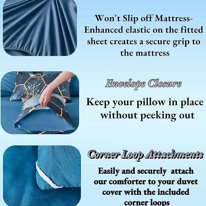 Comforter Set - California King - 7 Piece