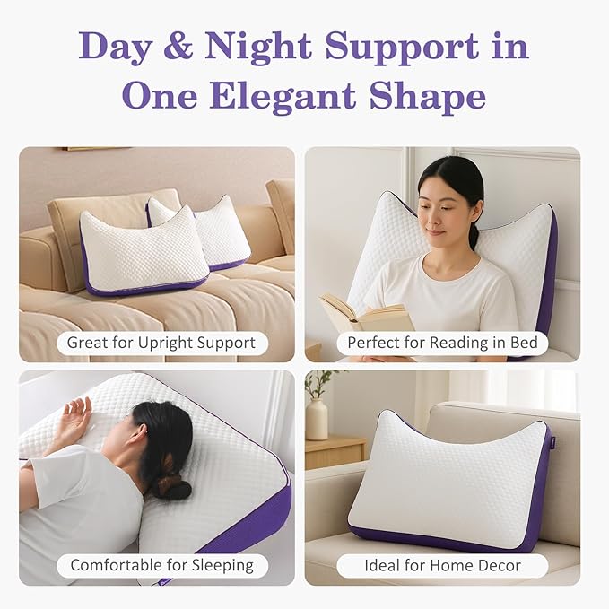 Memory Foam Cooling Bed Pillow - King