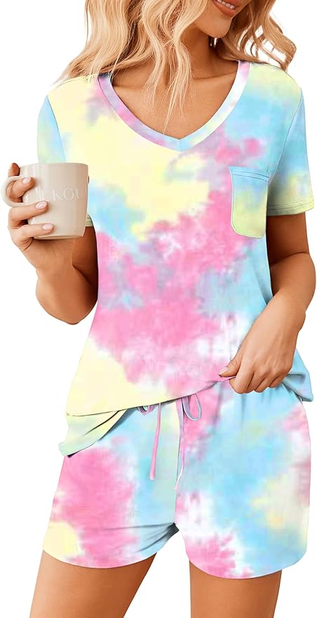 Women's Pajama Set - Short Sleeve - 2 Piece