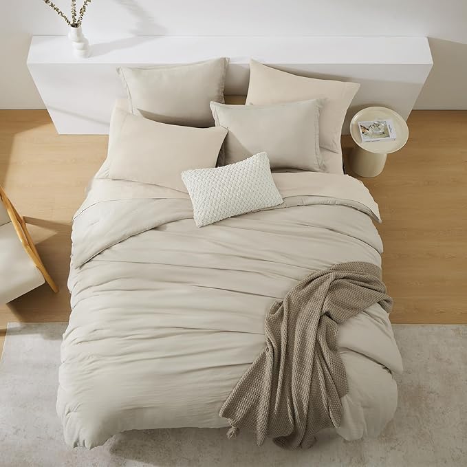 Microfiber Comforter Set - Queen - 7 Piece