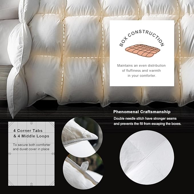 100% Cotton Duvets Down Comforter - Twin