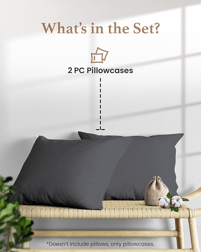 Pillowcase Set - King - 2 Piece