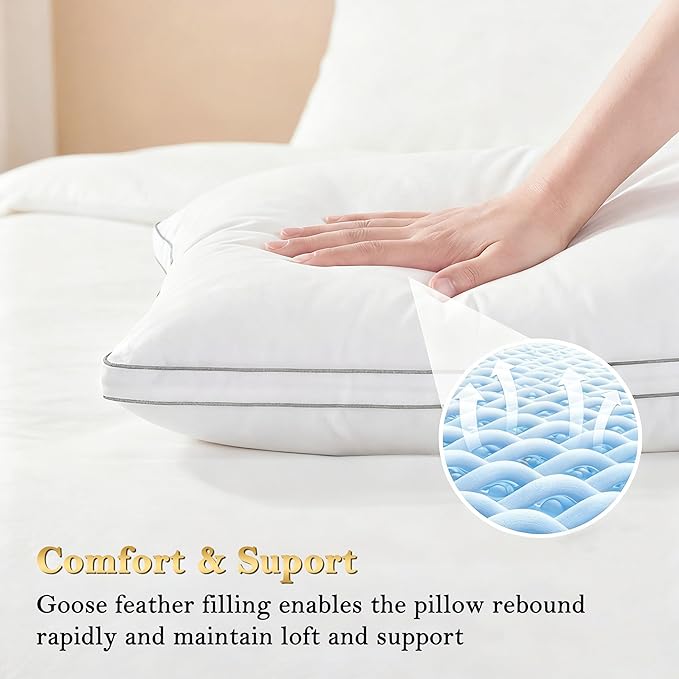 Bed Pillow - King - 2 Piece