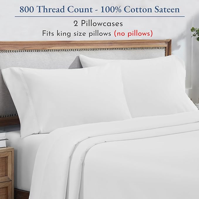 100% Cotton Pillowcase - King