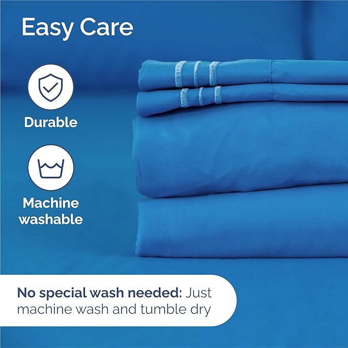 Cooling Bed Sheet Set - King - 4 Piece
