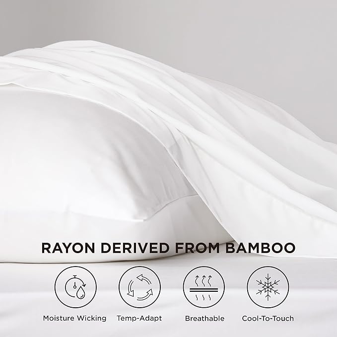 Bamboo Cooling Bed Sheet Set - Twin XL