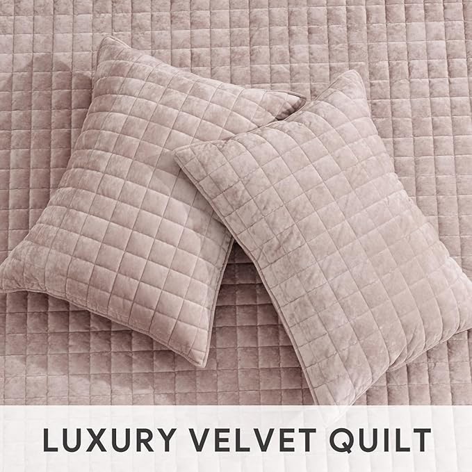 Velvet Quilt Set - Queen