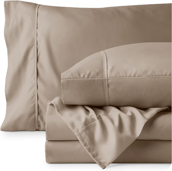 Microfiber Bed Sheet Set - Queen - 4 Piece