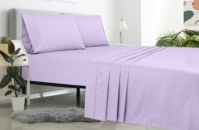 Microfiber Flat Sheet - King - 2 Pack
