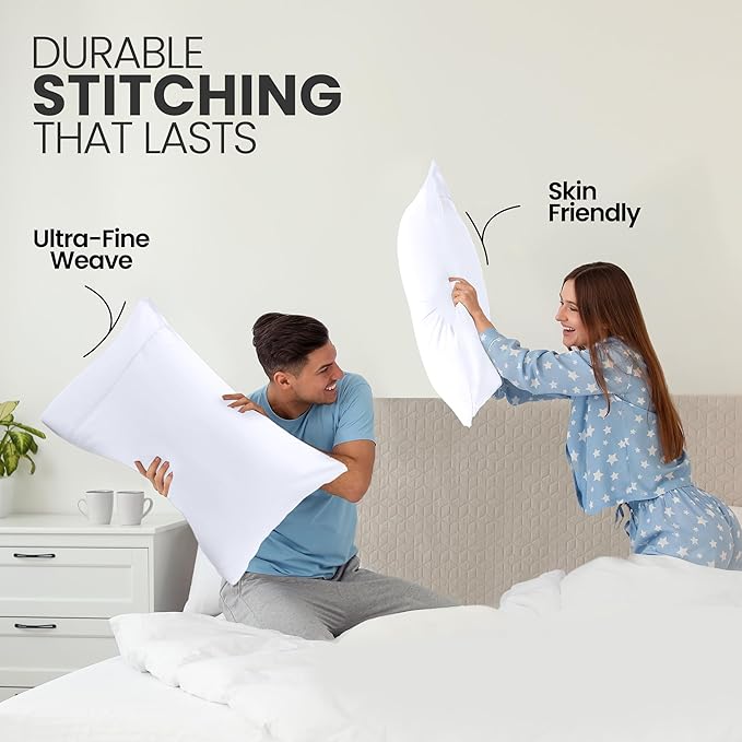 Microfiber Pillowcase Set - Standard - 20 x 26 in - 2 Pack