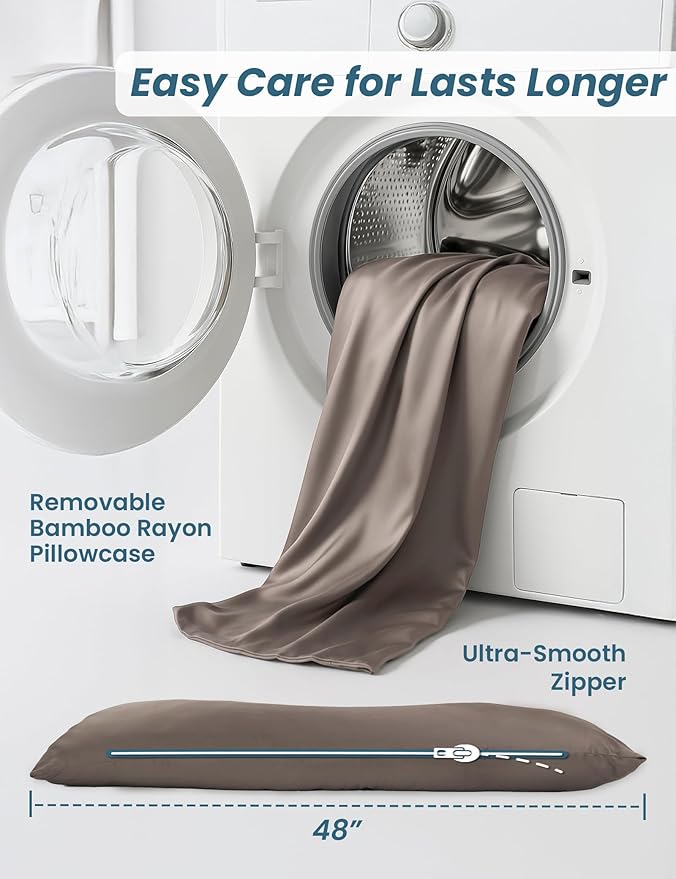 Bamboo Weighted Body Pillow - Full