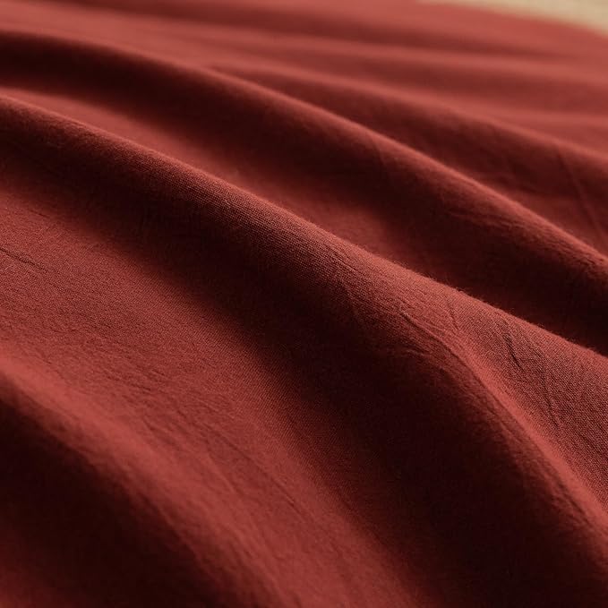 Linen Duvet Cover Set - Queen - 3 Piece