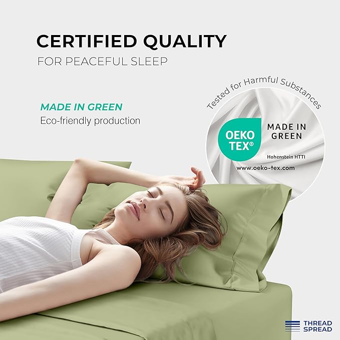 Bed Sheet Set - Queen - 17 in Deep Pocket - 4 Piece