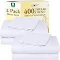 100% Cotton Bed Sheet Set - Twin XL - 2 Pack