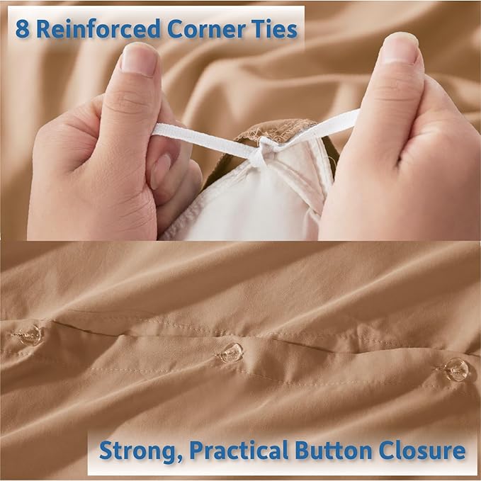 Down Alternative Duvet Cover Set - Full - 4 Piece