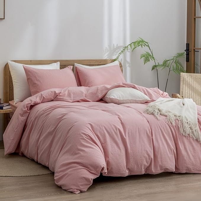 Linen Duvet Cover Set - King - 3 Piece