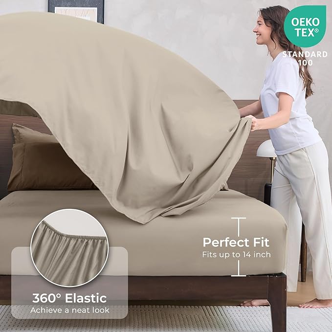 Linen Comforter Set - King - 7 Piece