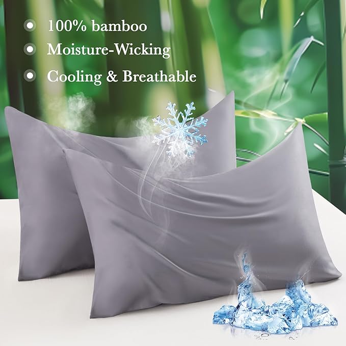 Bamboo Cooling Pillowcase - Queen