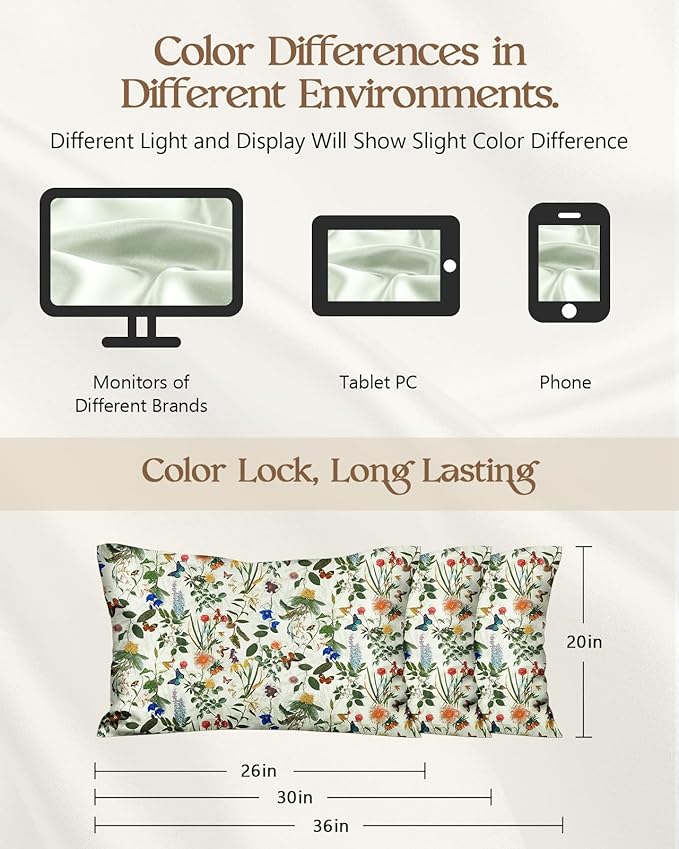 Cooling Pillowcase Set - King - 2 Pack - 2 Piece