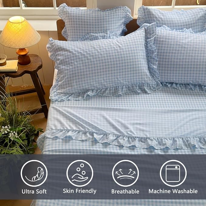 Microfiber Bed Sheet Set - Queen - 4 Piece