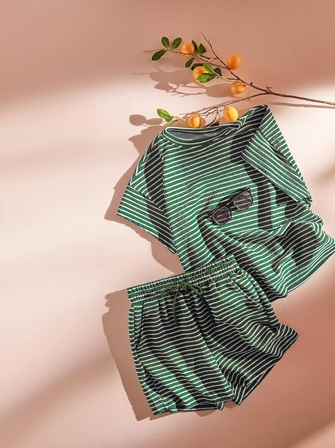 Shorts Pajama Set - Short Sleeve - 2 Piece