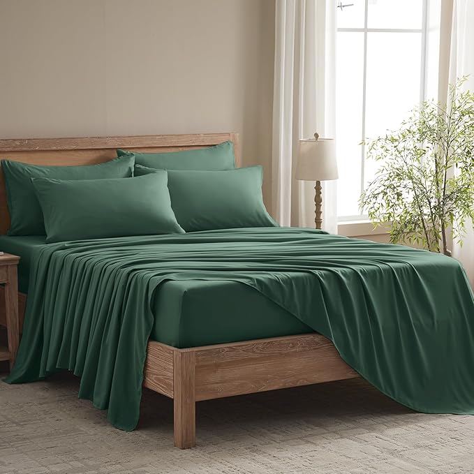 Microfiber Cooling Bed Sheet Set - Twin - 4 Piece