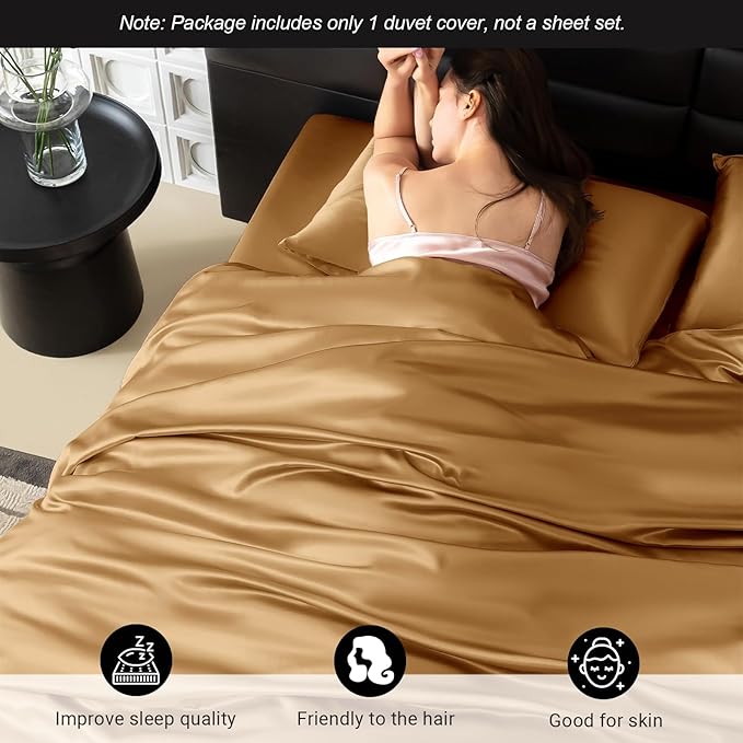 Mulberry Silk Cooling Duvet Cover - King