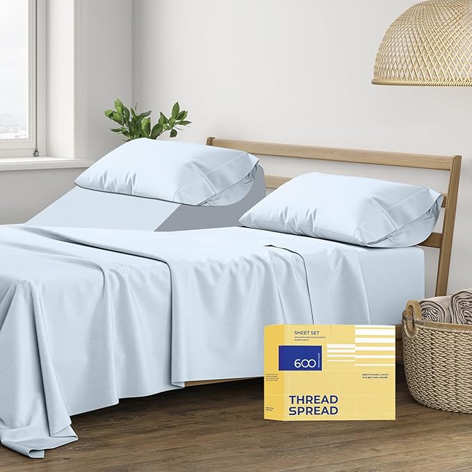 Cooling Bed Sheet Set - Split King - 16 in Deep Pocket - 5 Piece