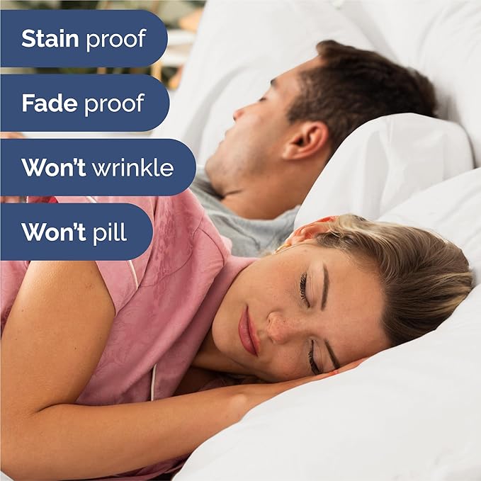 Cooling Bed Sheet Set - Split King - 16 in Deep Pocket - 7 Piece