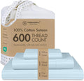 100% Cotton Cooling Bed Sheet Set - Twin XL - 3 Piece