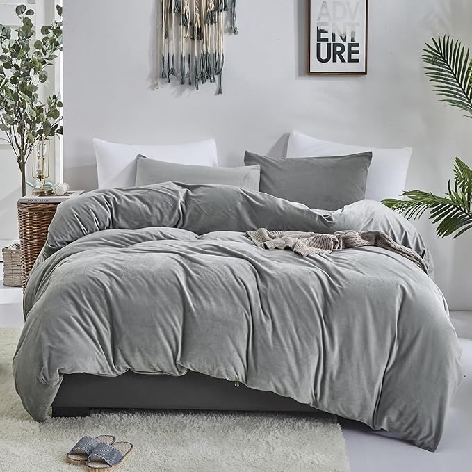 Velvet Comforter Set - Twin - 3 Piece