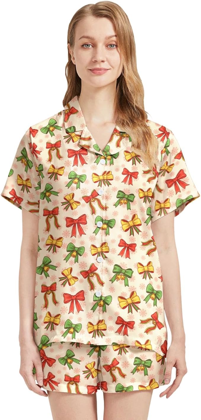 Women's Pajama Set - Short Sleeve - 2 Piece
