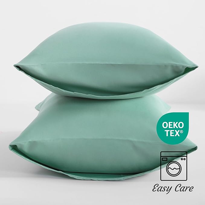 Microfiber Pillowcase Set - King - 20 x 40 in - 2 Pack - 2 Piece