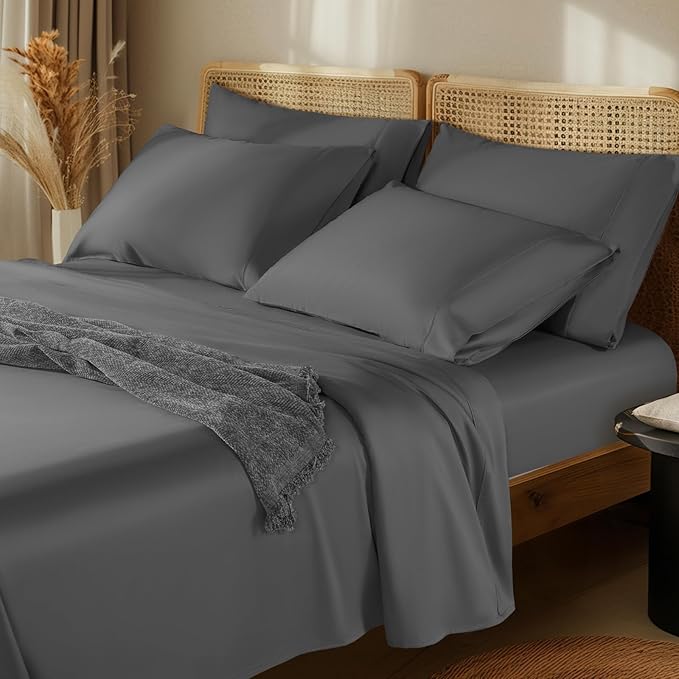 Bed Sheet Set - Queen - 6 Piece