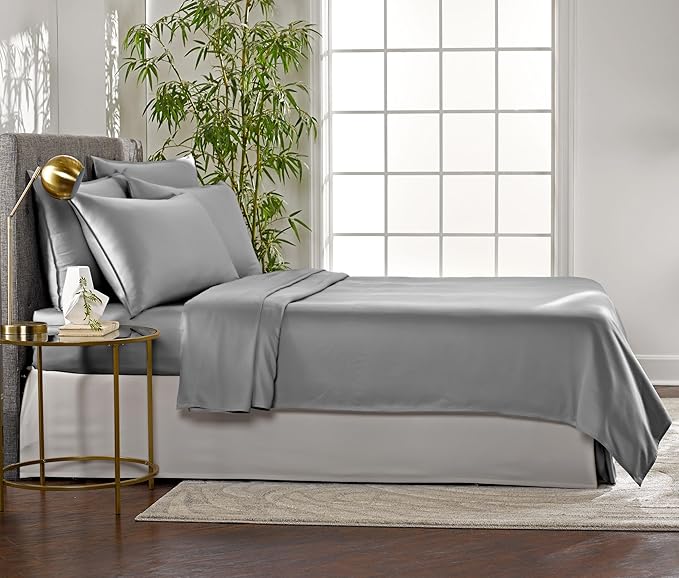 Bamboo Cooling Bed Sheet Set - Queen - 4 Piece