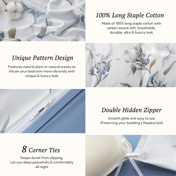 Duvet Cover Set - Queen - 3 Piece