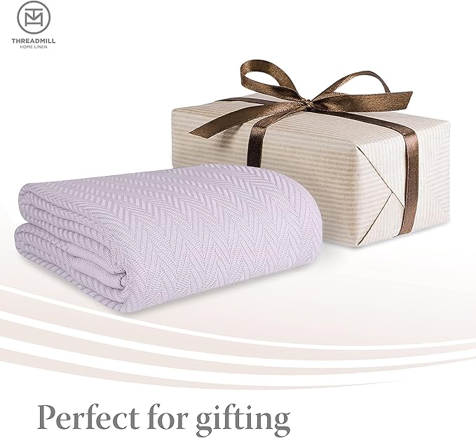 100% Cotton Blanket - Twin - 68 x 92 in