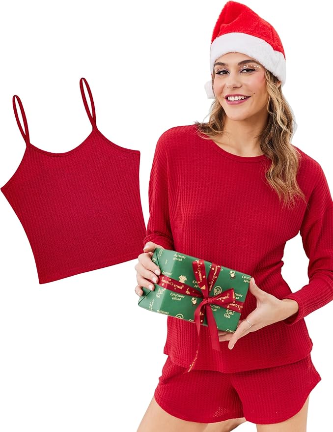 Shorts Pajama Set - Long Sleeve - 3 Piece