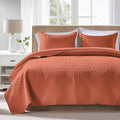 Microfiber Quilt Set - King - 3 Piece
