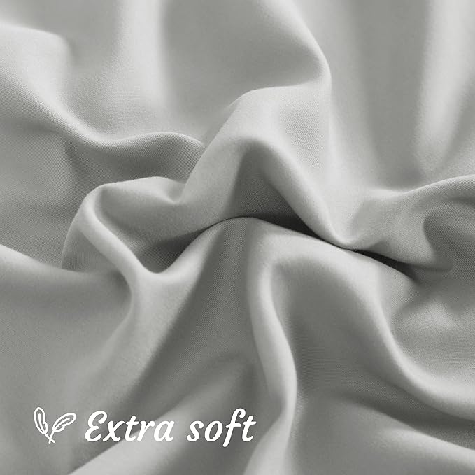Microfiber Pillowcase Set - King - 20 x 40 in - 2 Pack - 2 Piece