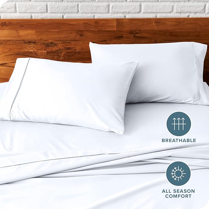 Microfiber Cooling Pillowcase Set - Queen - 2 Pack - 2 Piece