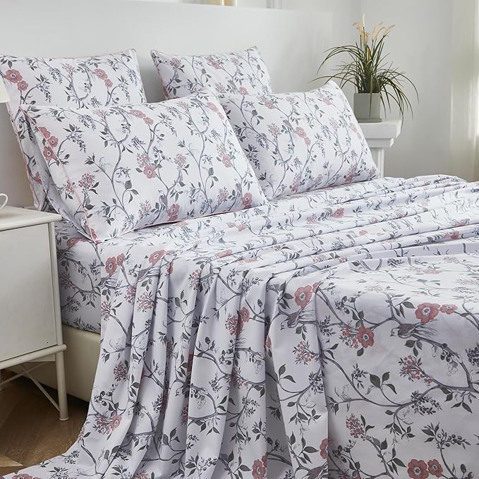 Bed Sheet Set - Full - 17.7 in Deep Pocket - 4 Piece