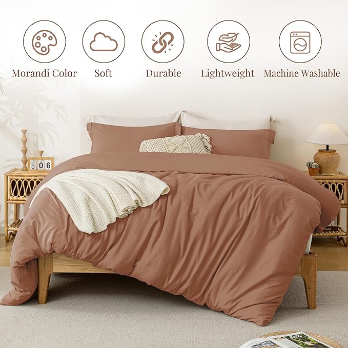 Microfiber Duvet Cover Set - 3 Piece
