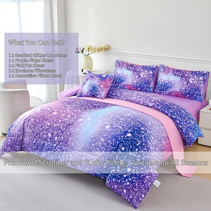 Comforter Set - Twin - 6 Piece