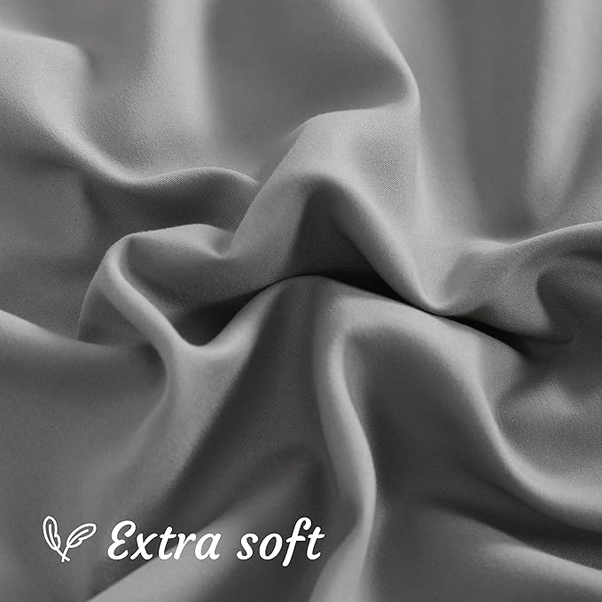 Microfiber Pillowcase Set - King - 20 x 40 in - 2 Pack - 2 Piece