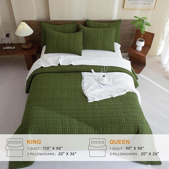 Quilt Set - King - 3 Piece