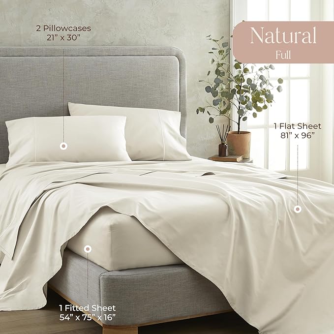Bed Sheet Set - Full - 4 Piece