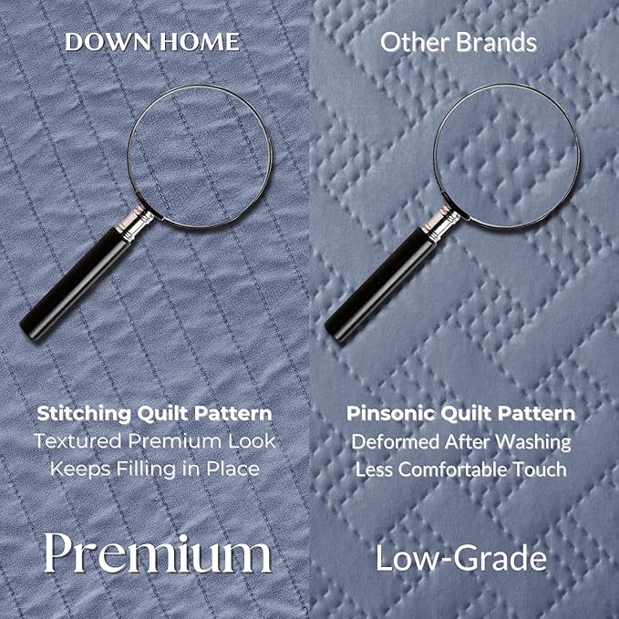 Microfiber Quilt Set - King