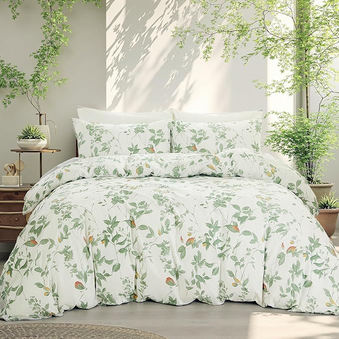 100% Cotton Duvet Cover Set - Queen - 3 Piece